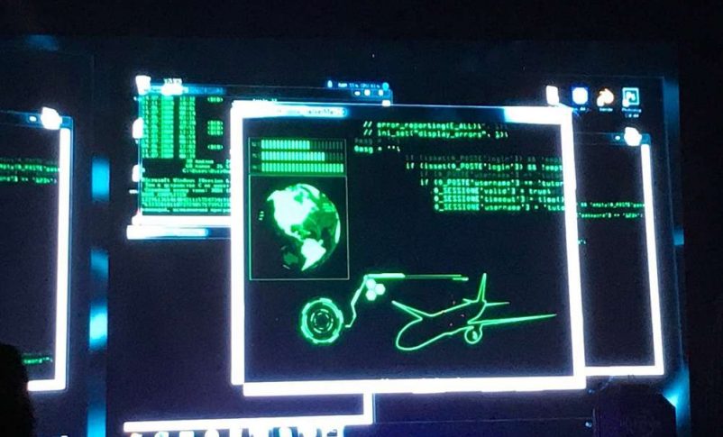 pantalla aeropuerto