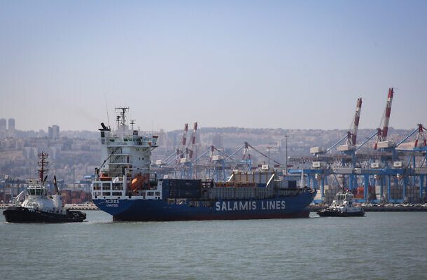 Terminal portuaria de Haifa