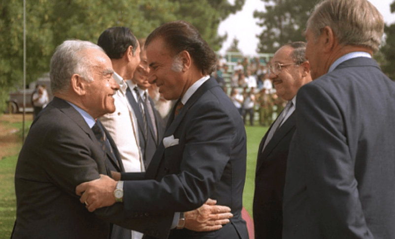 Menem en Israel
