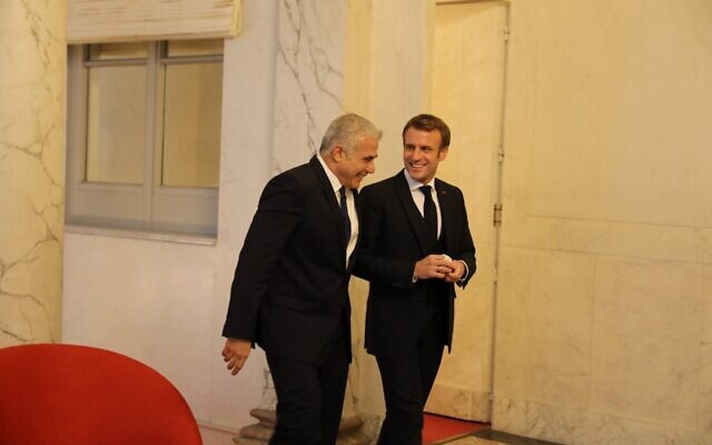 lapid- macron