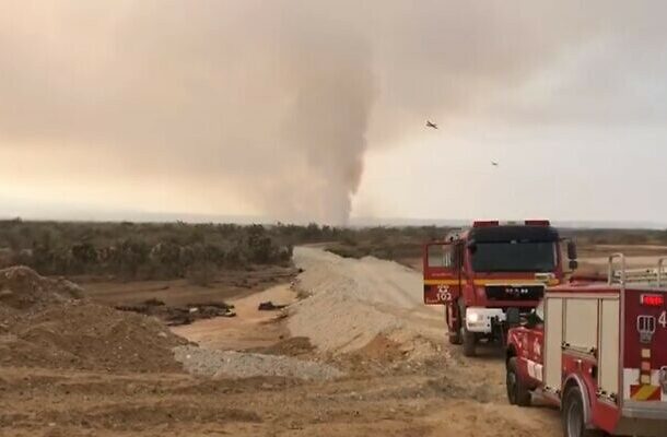 Incendio en Jordania