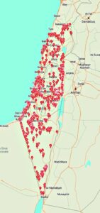 Iran publica el mapa de Israel