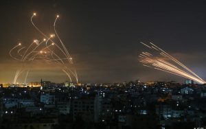 Cohetes disparados desde Gaza