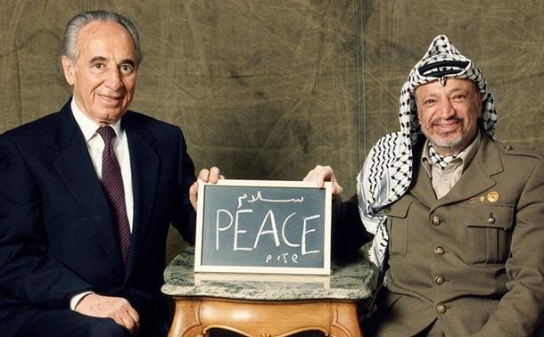 Yasir Arafat- Shimón Peres