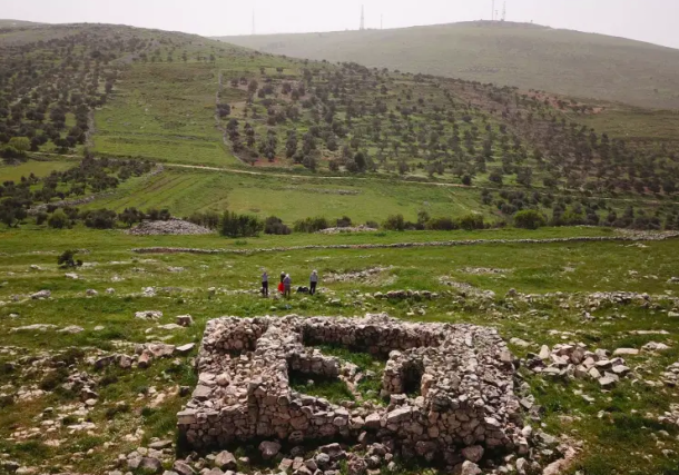  Una imagen del Altar de Josué tomada desde un dron (crédito de la foto: AARON LIPKIN - AGENCIA DE TOURS LIPKIN)