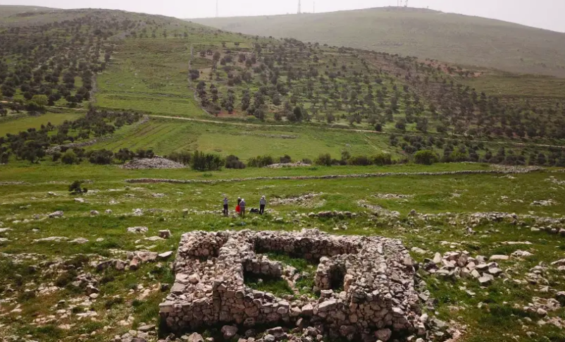 Una imagen del Altar de Josué tomada desde un dron (crédito de la foto: AARON LIPKIN - AGENCIA DE TOURS LIPKIN)