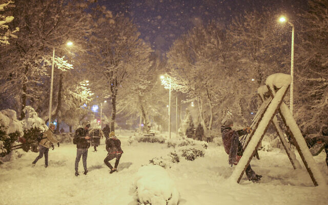 nieve en Estambul