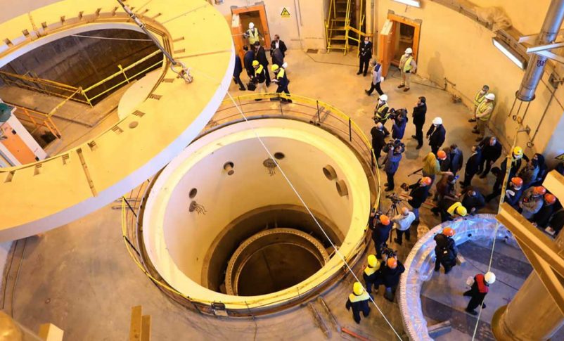 Funcionarios de EE. UU. consideran que Irán está a "semanas" de obtener material para la bomba nuclear (Organización de Energía Atómica de Irán vía AP)