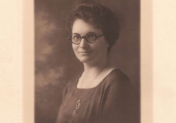 Una foto, sin fecha, de Rebecca (Biblioteca Nacional de Israel)