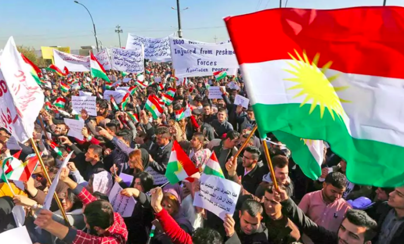 El sorprendente aliado de Israel en Oriente Medio Los manifestantes piden la independencia kurda en el norte de Irak | Foto de archivo: AFP
