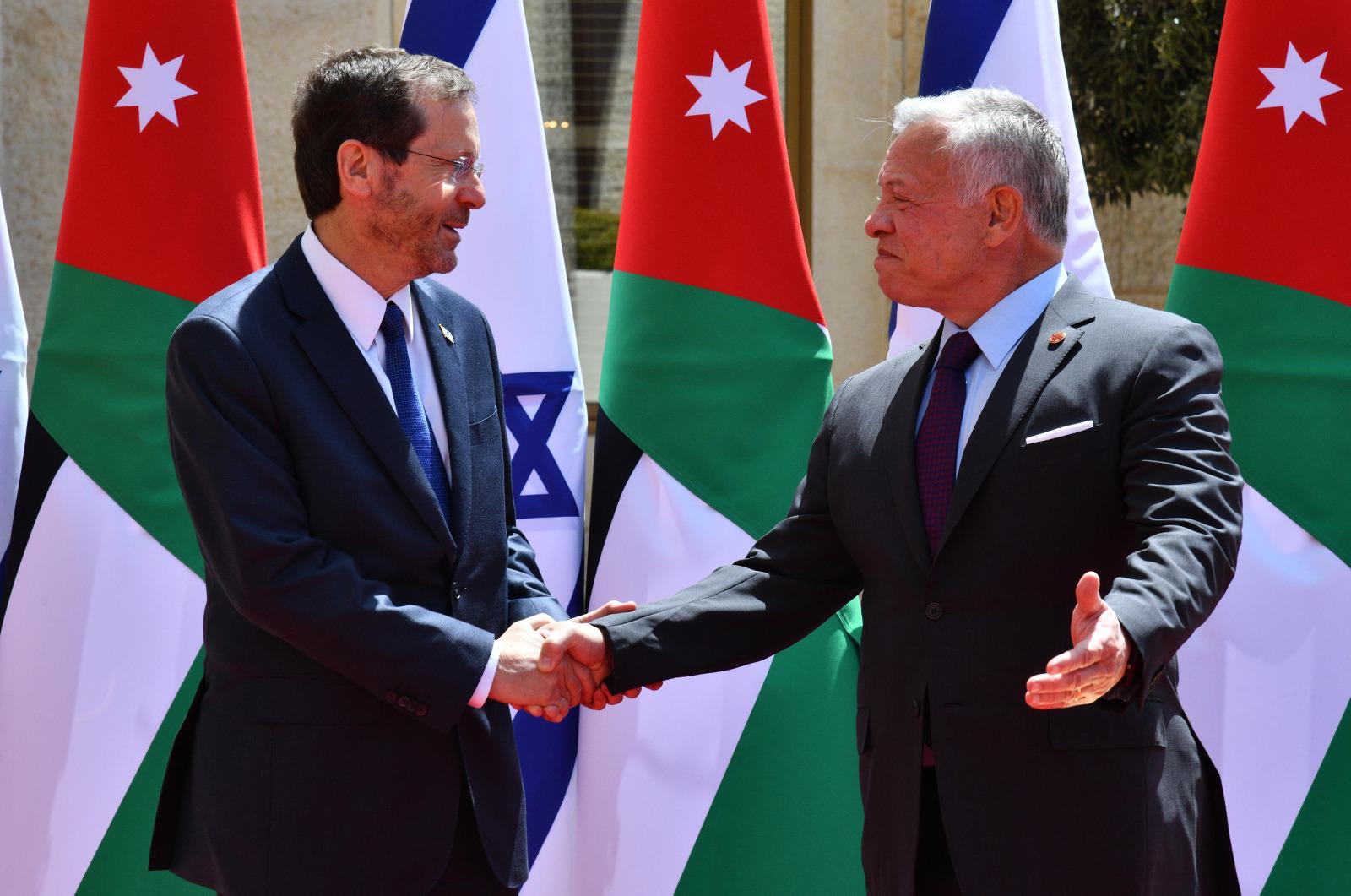 Presidente Herzog en Jordania