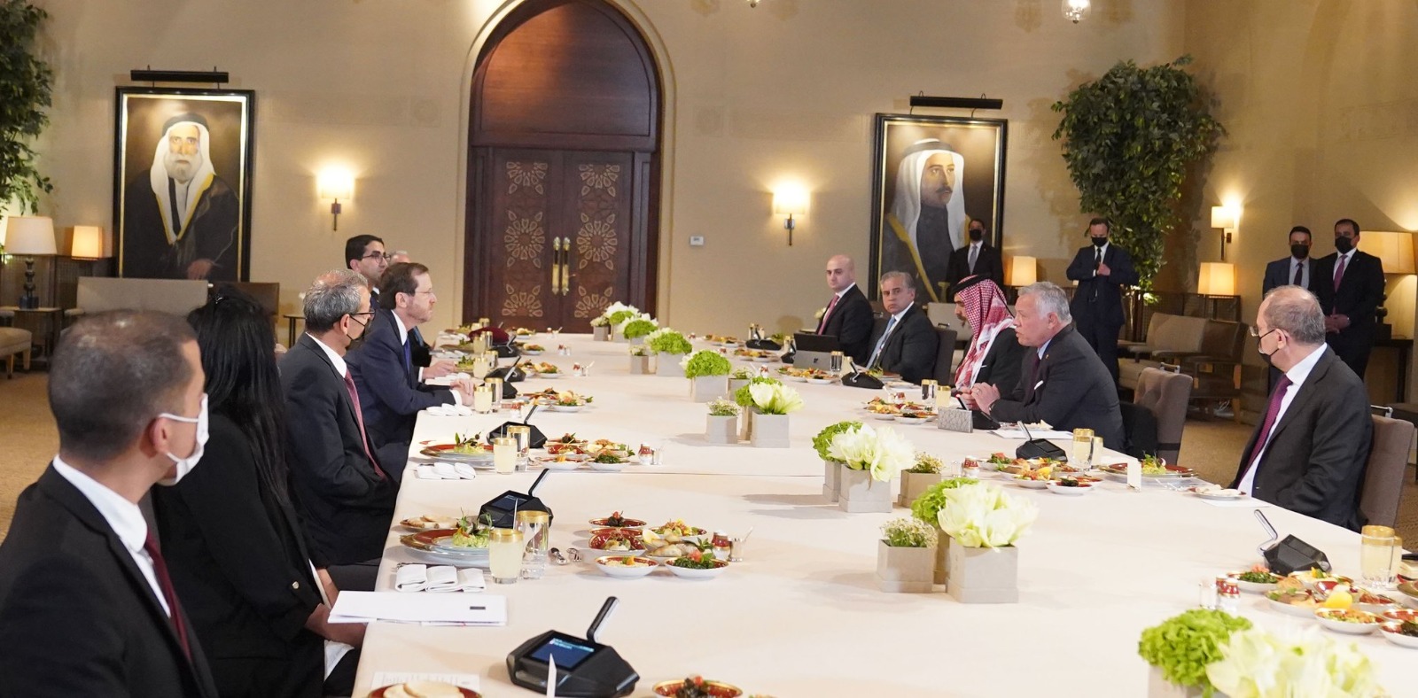 Presidente Herzog en Jordania
