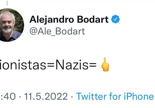 "Sionistas=Nazis" Alejandro Bodart