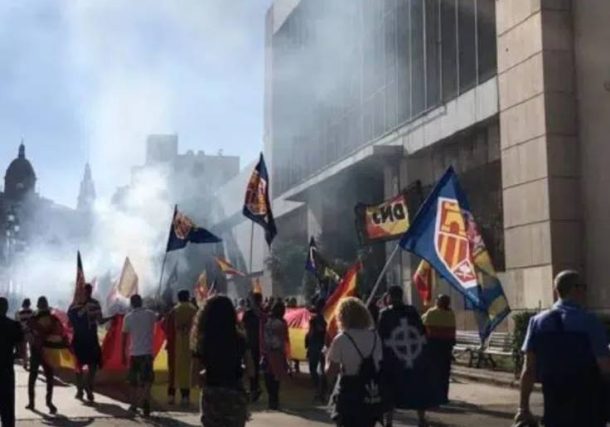 Manifestación ultra en Barcelona / EP