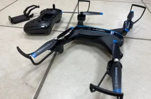 Drone planeado para ser utilizado por la célula terrorista de Hamas en el este de Jerusalén para cometer actos terroristas. (crédito: POLICÍA DE ISRAEL)