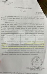 Radio Jai - Irán trata de sionistas a ministros paraguayos y lanza una advertencia