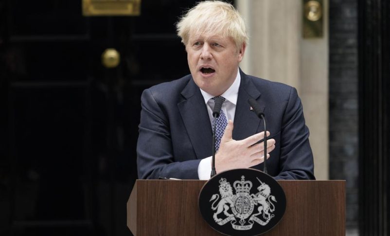 Primer Ministro británico Boris Johnson
