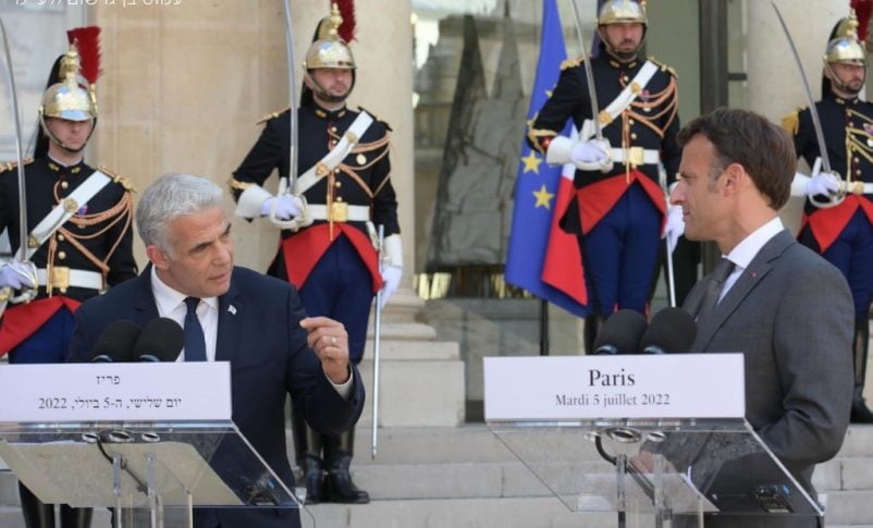 Radio Jai -Lapid en su primer viaje internacional:"Usted tenía razón entonces, y tiene más razón hoy"