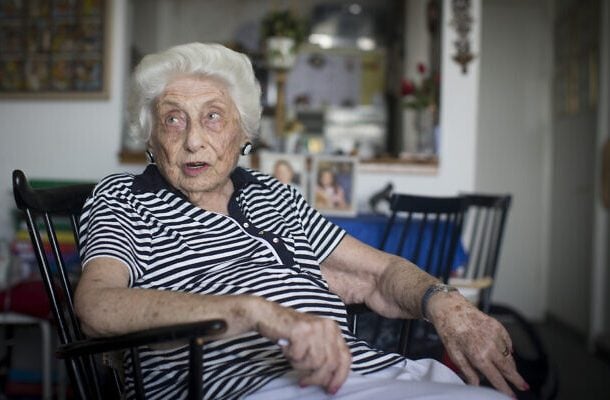 Tamar Eshel, en su casa de Jerusalén,