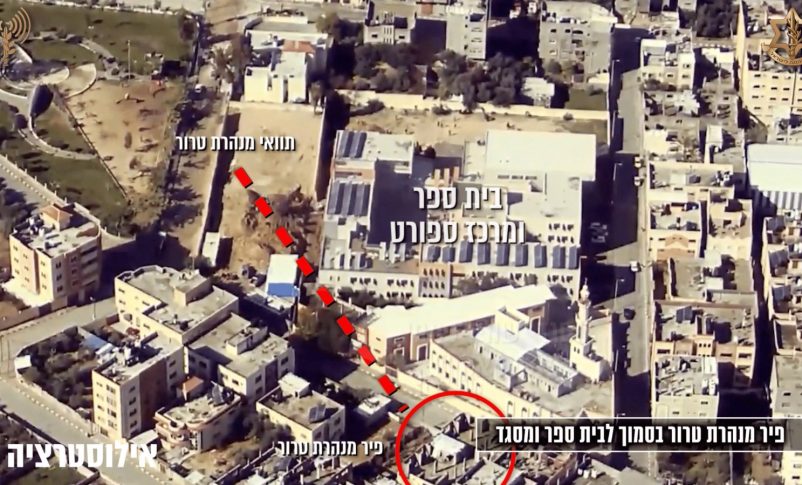 Las FDI exponen los 'sitios de Hamas' en áreas civiles de Gaza, en un intento por explicar futuros ataques