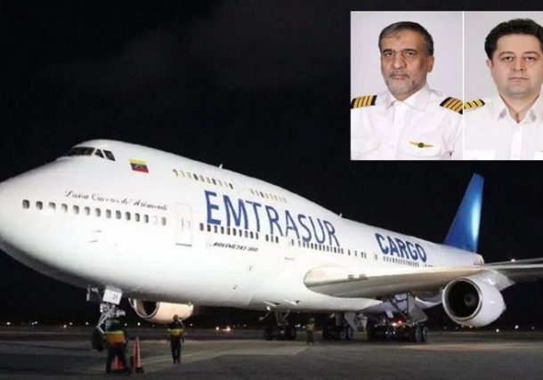 El avión Boeing 747 registrado con el número YV3531 de la aerolínea de carga venezolana Emtrasur, que está retenida en Ezeiza por decisión de la justicia federal