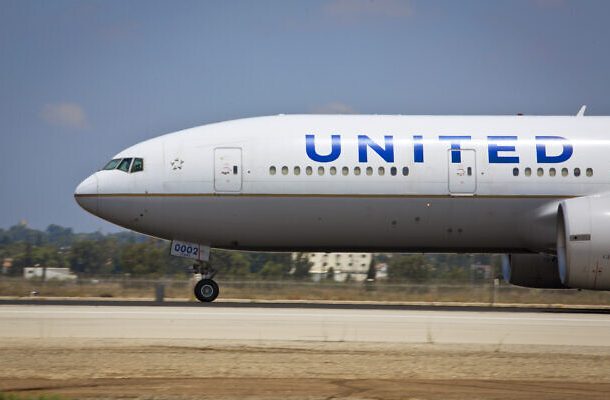 Radio Jai -Vista de un vuelo de United Airlines en el Aeropuerto Internacional Ben Gurion el 3 de agosto de 2013. (Moshe Shai/Flash90)