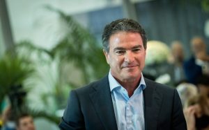 El jefe del Mossad, Yossi Cohen, en la Conferencia de Correos de Jerusalén el 12 de octubre de 2021. (Yonatan Sindel/Flash90)