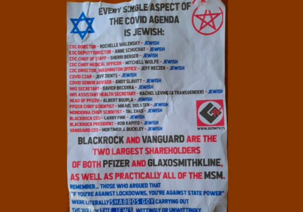Radio Jai -Multan con $4,000 a un hombre que pegó volantes antisemitas en Wisconsin Un folleto antisemita