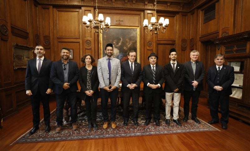Radio Jai-La Confraternidad Judeo-Musulmana se reúne con el rector de la Universidad Católica de Chile