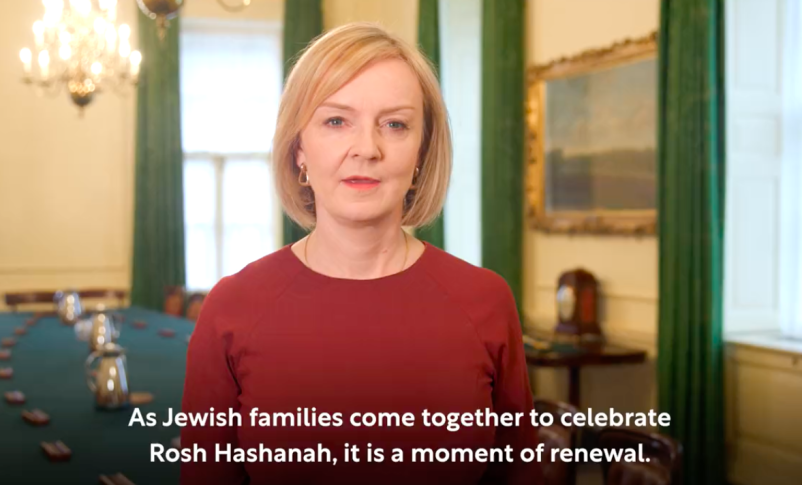 Radio Jai -La Primera Ministra del Reino Unido, Liz Truss, saluda por Rosh Hashaná y promete luchar contra el antisemitismo