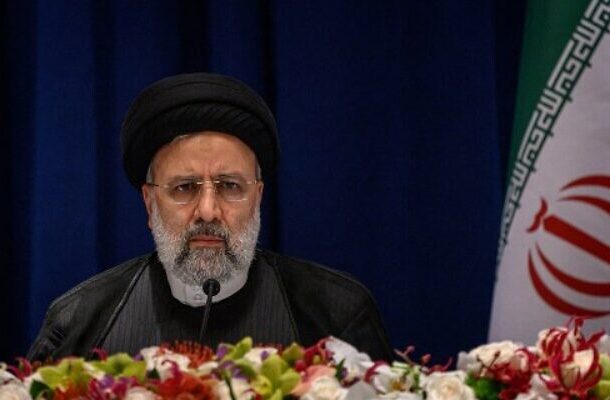 Radio Jai -El presidente de Irán, Ebrahim Raisi, da una conferencia de prensa en Nueva York el 22 de septiembre de 2022. (Foto de Ed JONES / AFP)