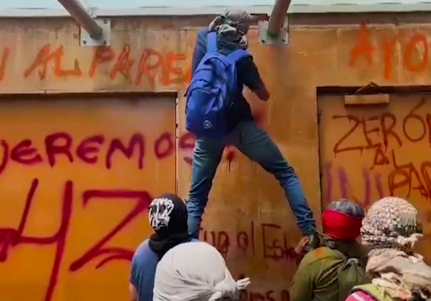 Radio Jai -Protesta frente a la Embajada de Israel en México para exigir la extradición de Tomás Zerón de Lucio