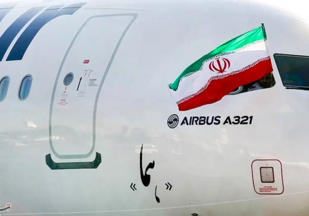 Radio Jai -Llegada del Airbus A321 de Iran Air (EP-IFA) al Aeropuerto Internacional de Mehrabad (Crédito de la foto: Mohammad Ali Marizad/Agencia de Noticias Tasnim)