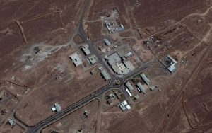 Radio Jai -Una imagen de satélite del 15 de septiembre de 2017 de la instalación nuclear de Fordo en Irán. (Google Earth)