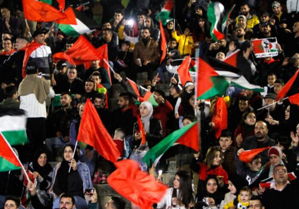 Hinchas Palestinos, Football World Cup Qatar 2022. Photo by Nasser