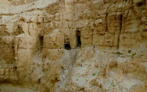 Radio Jai-Wadi Muraba'at cerca del Mar Muerto. (Emil Aladjam, Autoridad de Antigüedades de Israel)