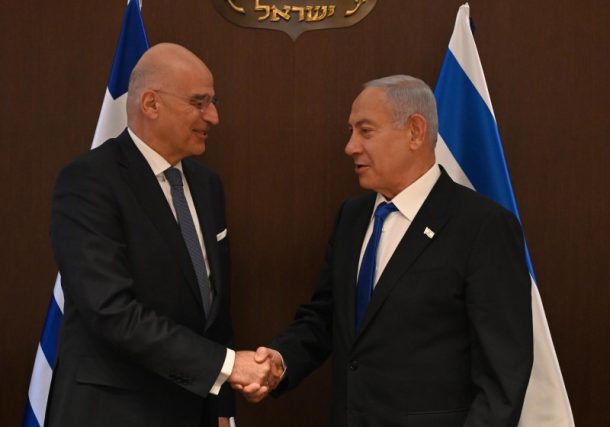 Radio Jai El Jefe de la Diplomacia Helena, Nikos Dendias realizó una visita de un día a Jerusalén, la capital del estado Judío
