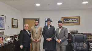 Gran rabino Lau junto a la confraternidad judeo musulmana