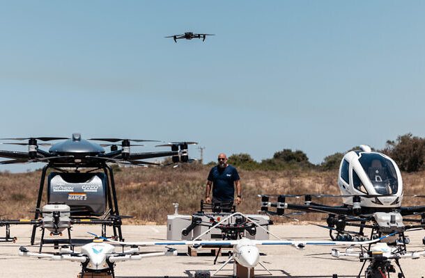 Radio Jai -Los taxis con drones dan su primer giro de prueba en Israel en un intento por aliviar la congestión del tráfico