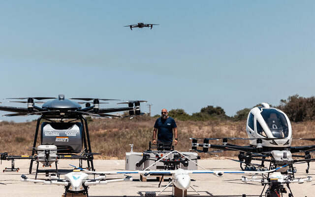 Radio Jai -Los taxis con drones dan su primer giro de prueba en Israel en un intento por aliviar la congestión del tráfico