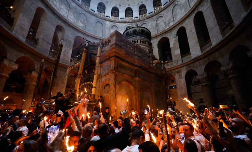 Radio Jai -Las excavaciones las 24 horas en la Iglesia del Santo Sepulcro arrojan tesoros históricos