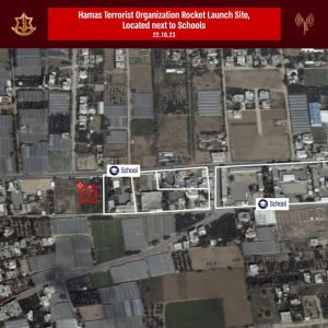 Radio Jai -Las FDI publican imágenes aéreas de lanzadores de cohetes de Hamás cerca de escuelas y mezquitas