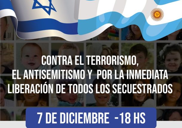Radio Jai-S e realizará en Buenos Airesun acto contra el terrorismo y por la inmediata liberación de todos los secuestrados