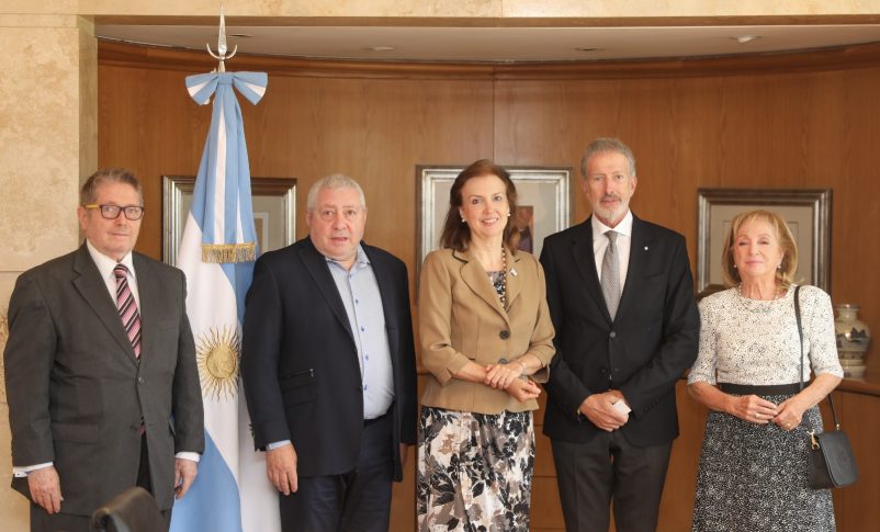 Radio Jai-La Canciller Diana Mondino recibió a la DAIA