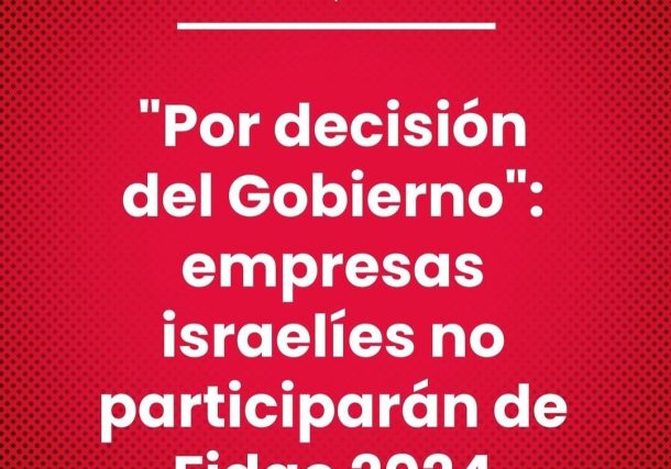 Radio Jai-Chile le niega la participación a empresas israelíes en la FIDAE