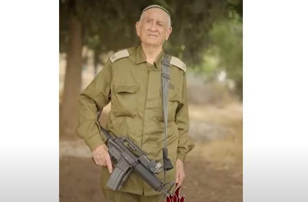 Radio Jai-Ex combatiente Lehi de 96 años de edad ascendido a Sargento Mayor de Comando por las FDI