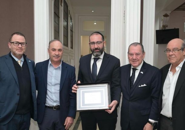 Radio Jai-La Cámara de Comercio Argentino Israelí despidió al nuevo embajador del país en Israel