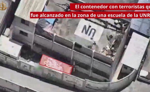 Radio Jai:FDI eliminó una célula de Hamas reunida en un contenedor en una escuela de la UNRWA
