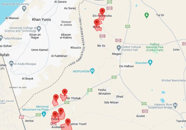 Radio Jai: FDI: Al menos 20 cohetes fueron lanzados desde la zona de Khan Younis