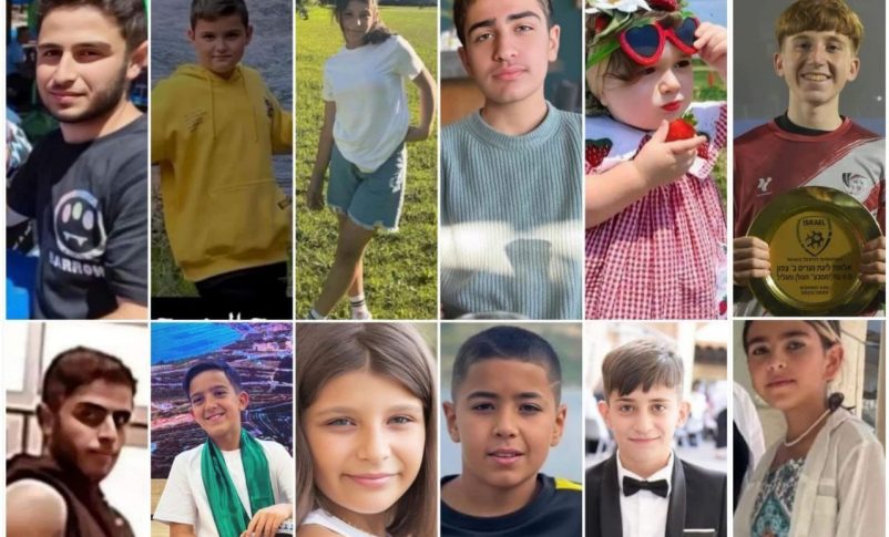 Radio Jai: Cohete de Hezbollah mata a 12 niños israelíes de la comunidad drusa de Majdal Shams